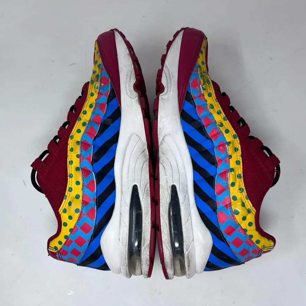 Nike Air Max‎ 95 Baltimore Home Sneaker CI4422-600 Red White Size 6Y Womens 7.5